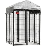 Lucky Dog 6'Hx4'Wx4'L Uptown Welded Wire Kennel