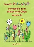 Lernspiele zum Malen und &Uuml;ben - Vorschule: (Motiv Blumen) - 
