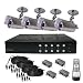 4 channel DVR combo kits with 4 CCD color infrared in/outdoor cameras, 160G Hard Drive, remote view, remote control,complete surveillance system