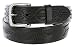 Mens Oil Tanned Western Style Genuine Leather Tooled and Laced Belt (38 Black)
