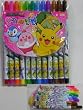 New Pokemon Markers Classic 12 Colors & Stickers