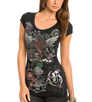 G by GUESS Empress Embellished Tee