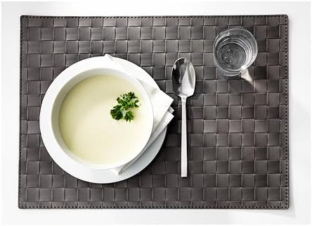 Placemats for tabel, placemats for round table / black color