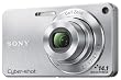 Sony DSC-W350S Digitalkamera (14 Megapixel, 4-fach opt. Zoom, 26 mm Weitwinkelobjektiv, 6,9 cm (2,7 Zoll) Display, bildstabilisiert) silber