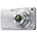 Sony DSC-W350S Digitalkamera (14 Megapixel, 4-fach opt. Zoom, 26 mm Weitwinkelobjektiv, 6,9 cm (2,7 Zoll) Display, bildstabilisiert) silber