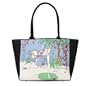 Ava, Eco Friendly Cross Body Bag with "Amazon Parrots" Painting by Artist Raul del Rio