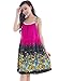 LY Women's BOHO Cotton Blend Sleeveless Floral Pattern Nightgown Free Size