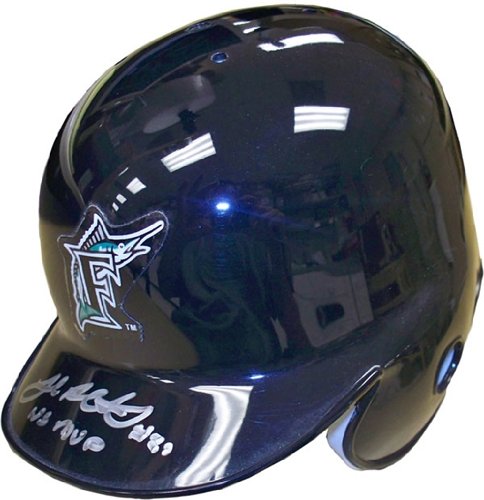 Josh Beckett Autographed/Hand Signed Florida Marlins Mini Helmet