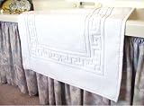 MARRIKAS Egyptian Cotton Bath Mat Or Shower Mat WHITE