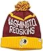 NFL Washington Redskins '47 Linesman Cuff Knit Beanie with Pom, One Size, Razor Red