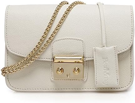 Beermmay Cedar Street Maise Satchel Tote Handbag Coin Purse (White)