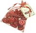 Dina's Organic Chocolate 74% Dark Chocolate Bites with Almond Bits, 20-Count Bites in Organza Bag