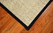Sisal Area Rug 5'x8' Desert/Black