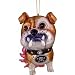 Hänger Bulldog mit pinkem Rock
