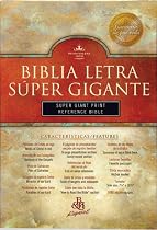 RVR 1960 Super Giant Print Bible (Black Bonded Leather - Indexed)