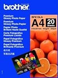 Brother BP 61GLA Premium Glossy Photo Paper - Glossy photo paper - 9 mil - A4 (210 x 297 mm) - 190 g/m2 - 20 sheet(s)