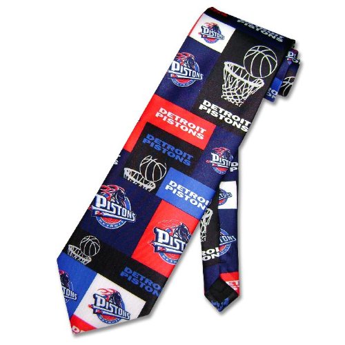 DETROIT PISTONS NeckTie NBA BasketBall Men's Neck Tie NEW