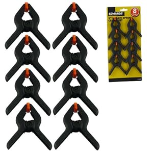 Spring Loaded Plastic Clamps