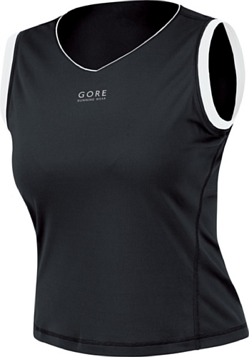 Gore Running Wear Damen SUNLIGHT IV Singlet, schwarz/weiss, 42