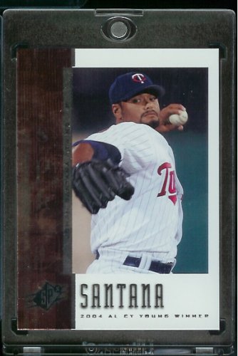 2006 Upper Deck SPX Johan Santana Minnesota Twins Baseball Card #53 - Mint Condition - In Protective Display Case !!