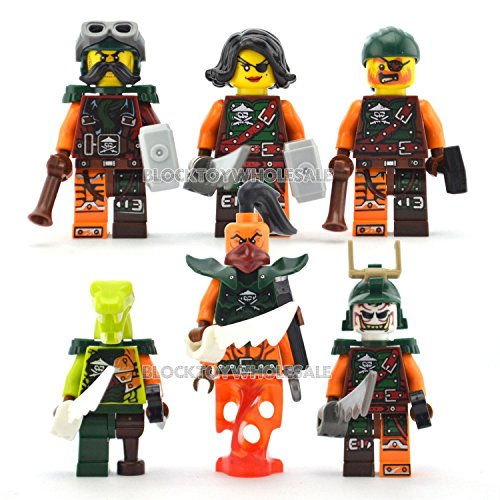 6 Minifigure Skybound Building Toy fit Lego New Clancee Nadakhan