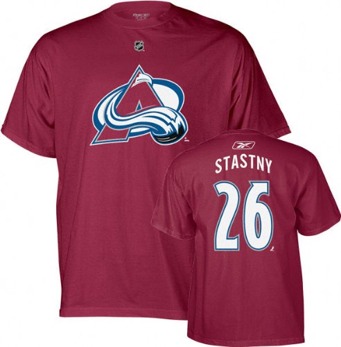 Buy Paul Stastny Colorado Avalanche Burgundy Name and Number T-Shirt