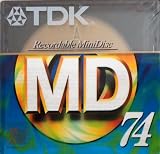 TDK 74-Minute Blank Audio MiniDisc, Single