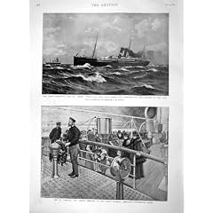 1894 Schiffs-Berlin-Post Machen Whitehead-Schie�en-Troph�e fest