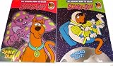 2 Scooby Doo Large Mystery Story Coloring Books with FREE 24pc Vivid Crayola Crayons