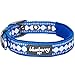 Blueberry Pet Reflective Jacquard Dog Collar with Neoprene Padding & Metal Buckle | Soft & Adjustable Safety Collar - Palace Blue, Neck 17-20.5