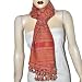 Embroidered Scarf Winter Fashion Trends Womens Accessory 24 x 70 inches