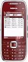 Nokia E75 red (QWERTZ-Tastatur, Kamera mit 3,2 MP,  UKW-Radio, Musik-Player, Kontaktdatenbank, Organizer, 3 Monate DACH-NAVI, unbegrenzte Lizenz für Nokia Messaging) UMTS Handy ohne Vertrag, ohne Branding, kein Simlock