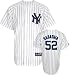 CC Sabathia Jersey: Youth 2010 Majestic Home Pinstripe Replica #52 New York Yankees Jersey