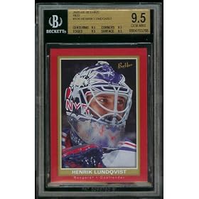 2005 06 Upper Deck BeeHive Henrik Lundqvist New York Rangers Hockey Rookie Card #126 (Red... by Upper Deck