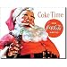 Coca Cola Coke Santa Claus Christmas Retro Vintage Tin Sign