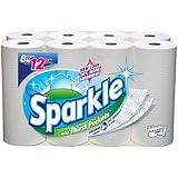 Sparkle Paper Towels, 8 Giant Rolls, Pick-A-Size, White