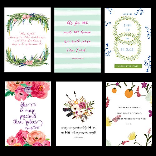 Scripture Art Print Pack of 10- 5x7 Cards