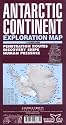 Antarctic Continent Exploration Map: Penetration Routes, Discovery Ships, Human Presence in Antarctica