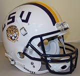 LSU Tigers 1997 White Throwback Schutt Full Size Replica Football Helmet
