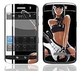 Guitar Girl Design Decal Skin Sticker for the BlackBerry Storm 9530 9500 Cell Phone
