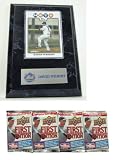 MLB Card Plaques - New York Mets-David Wright with FREE 4 Packs of MLB Trading Cards
