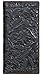 Womens Ladies Genuine Leather Wallet Long Embossing Bifold Wallet Clutch Purse (Black)