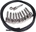 George L's Effects Kit (Black Cable, Nickle Right Angle Plugs)