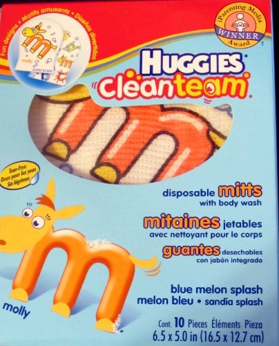 Huggies Cleanteam Disposable Mitts 10 CT