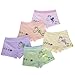 Cczmfeas Kids Girls Soft Cotton Underwear Assorted Boyshort Pack of 5 (3-5 Years, 1A)