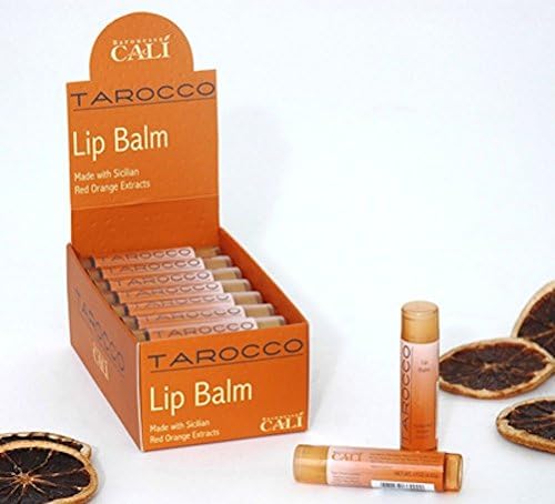 Cali Cosmetics Tarocco Lip Balm Chap Stick Sicilian Red Orange