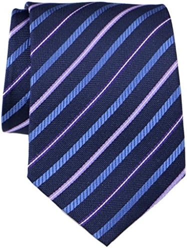 PAN PA Men's Tie for Wedding Party Holiday Navy