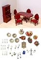 Dining Room Furniture and Accessory Set 1:12 Scale by Melissa and Doug