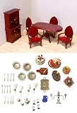 Dining Room Furniture and Accessory Set 1:12 Scale by Melissa and Doug