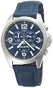 Citizen Men's Eco-Drive Exclusive Chronograph Canvas Strap Watch #AT0870-11L